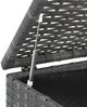 vidaXL Garten-Kissenbox PE Rattan 100x49x103,5 cm Grau 317225 Bild 4