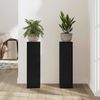 vidaXL Pflanzenständer 2 pcs Schwarz Eichen-Optik 17 x 17 x 60 cm 869233 Bild 4