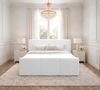 AX LIVING Boxspringbett Weiß Ankarra 180x200 cm Bett mit Stauraum Bild 2