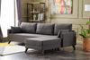 Ecksofa, 'Bella', 85 x 81 x 275, Anthrazit Bild 2