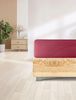 Irisette Mako-Jersey Betttuch Jupiter 0008 bordeaux 150x200 cm 8-68 bordeaux Bild 2