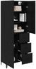 vidaXL Highboard Schwarz Eichen-Optik 69,5 x 34 x 180 cm Holzwerkstoff 3416082 Bild 3