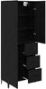 vidaXL Highboard Schwarz Eichen-Optik 69,5 x 34 x 180 cm Holzwerkstoff 3416082 Bild 5