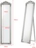 Standspiegel Arezzo 160x40 cm Silber [en. casa] Bild 4