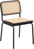 Esszimmerstuhl 2er Set CORVALLIS Polyrattan Schwarz Bild 4