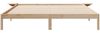 vidaXL Bettgestell mit Nachttischen Natur 200 x 210 cm 873235 Bild 5