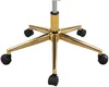 Vente-unique - Bürostuhl höhenverstellbar - Stoff - Beige & Gold - NAODY Bild 5