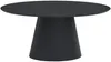 Vente-unique - ANTELADA Esstisch Holz, Platte Schwarz - B 90 cm x H 76,5 cm x L 160 cm Bild 2