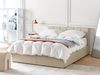 Bett mit Stauraum DREUX 140 x 200 cm Stoff Beige Bild 3