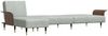 vidaXL Schlafsofa in L-Form Hellgrau 279x140x70 cm Samt 3157215 Bild 2