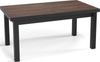 WFL GROUP Esstisch Gemini ausziehbar rechteckig modern mit schwarzen Holzbeinen (MADE IN EU, 5 Gr. – 120/140/160/170/200 cm ausziehbar auf 160/180/210/250/300 cm), platzsparender Tisch in Holzoptik für Küche, Esszimmer oder Wohnzimmer Bild 2