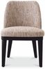 Casa Padrino Luxus Esszimmer Stuhl Beige / Schwarz H. 79 cm - Esszimmer Möbel Bild 2