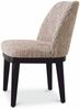 Casa Padrino Luxus Esszimmer Stuhl Beige / Schwarz H. 79 cm - Esszimmer Möbel Bild 4