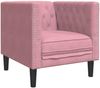 vidaXL Chesterfield-Sessel Rosa Samt 372676 Bild 2