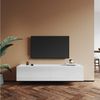 SONNI Lowboard TV Board Hochglanz hängend TV Lowboard Holz 140cm TV Schrank, 140x40x30cm Bild 5
