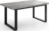 WFL GROUP Esstisch Valentino ausziehbar rechteckig loft mit schwarzen Metallbeinen (MADE IN EU, erhältlich in 3 Größen – 140/160/160 cm ausziehbar auf 180/200/240 cm), platzsparender Tisch in Holzoptik für Küche, Esszimmer oder Wohnzimmer Bild 4