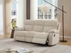 Vente-unique - TOLZANO Sofa Stoff Beige - B 96 cm x H 100 cm x L 201 cm Bild 2
