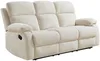 Vente-unique - TOLZANO Sofa Stoff Beige - B 96 cm x H 100 cm x L 201 cm Bild 4