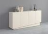 OTTO home Sideboard VELA, Breite 160 cm, Design mit schrägen Türen, Maße-B/T/H: 160x35x75 (1 St), Made in Italy, 4 Fächer, Sideboard, Anrichte, Kommode Bild 4