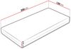 Komfortschaummatratze Flexi Gel, 120x200 cm Bild 3