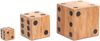 CREEDWOOD Hocker HOLZ WÜRFEL "GAME 35", Massivholz, 35cm, Blumenhocker Würfel Optik Bild 5