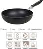 RESTO Kitchenware Wok Antares, Bratpfanne antihaftbeschichtet und spülmaschinenfest, Aluminium (1-tlg), Induktion, für alle Herdarten geeignet Bild 4