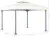 vidaXL Pavillon 300 x 300 cm Creme Aluminium 48058 Bild 4
