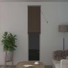 vidaXL Jalousie Dunkelbraun mit Muster 213 x 40 cm 25 mm PVC 42003797 Bild 3