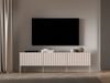 Selsey 'Derriva' TV-Lowboard mit geriffelten Fronten, hellbeige, ca. 50 x 170 x 37 cm Bild 2