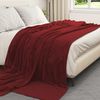 vidaXL Wohndecken 6 pcs Bordeauxrot 220 x 240 cm Fleece 42016819 Bild 3