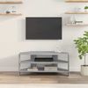 vidaXL EckTVSchrank Graues Sonoma 102x40,5x45cm Holzwerkstoff 889771 Bild 4