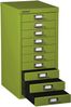 Bisley MultiDrawer™, 29er Serie, DIN A4, 10 Schubladen, Farbe grün Bild 4