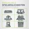 Juskys Kindersofa Kayo –Cord, modular & weich, Sofa für Kinderzimmer & Spielzimmer, sicher, flexibel, pflegeleicht, mit abnehmbaren Bezügen – Hellgrün Bild 4