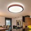 LED Deckenleuchte, CCT, Aluminium, Schwarz, D 30 cm Bild 3