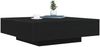 Couchtisch, Sofatisch Schwarz Eichen-Optik 100 x 100 x 31 cm Holzwerkstoff Bild 3
