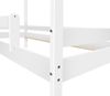 Weißes Himmelbett Kinderbett Hausbett 90x200 Massivholz Einzelbett V-60. 58-09W ohne Zubehör Bild 5