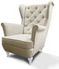 Beautysofa Ohrensessel Ohrensessel Sessel FALCO Chesterfield Wohnzimmersessel Fernsehsessel Bild 4