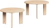 Couchtisch, Sofatisch 2 pcs Natur Massivholz Kiefer Bild 2
