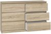 Raumhirsch Furniture Kommode Sideboard 120 cm breit (Maße 30 x 120 x 75 cm, 6 Schubladen), verschiedene Farben Bild 2