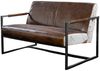 KAWOLA Sofa LIANO Vintage Leder braun 81 x 81 x 125 cm Bild 3