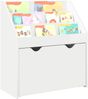 vidaXL Kinderregal Hochglanz Weiß 60 x 29,5 x 69 cm Holzwerkstoff 892393 Bild 3