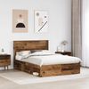 vidaXL Bettrahmen Altholz 150 x 200 cm Massives Kiefernholz 3409749 Bild 3