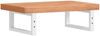 vidaXL Waschbeckenregal Wandmontage Stahl und Massivholz Buche 3302376 Bild 5