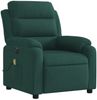 vidaXL Massagesessel Elektrisch Dunkelgrün Samt 3205083 Bild 3