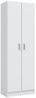 Mehrzweckschrank >Multipurpose< in Weiß - 59x180x37 (BxHxT) Bild 3