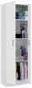 Mehrzweckschrank >Multipurpose< in Weiß - 59x180x37 (BxHxT) Bild 5