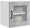 vidaXL Wandglas-Schrank PORTO Beton Grau 40 x 31 x 40 cm Holzwerkstoff 885191 Bild 3