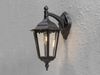Konstsmide Firenze 7212-750 Wandleuchte B: 23,5cm T: 30cm H: 48cm / 1x100W / IP43 / lackiertes Aluminium / matt-schwarz Bild 3