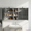vidaXL Badezimmerschrank-Set 3 pcs 130 x 14,5 x 70 cm Holzwerkstoff 3403773 Bild 4