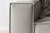 KAWOLA Sofa CARMO 3-Sitzer Feincord grau 68 x 118 x 306 cm Bild 4
